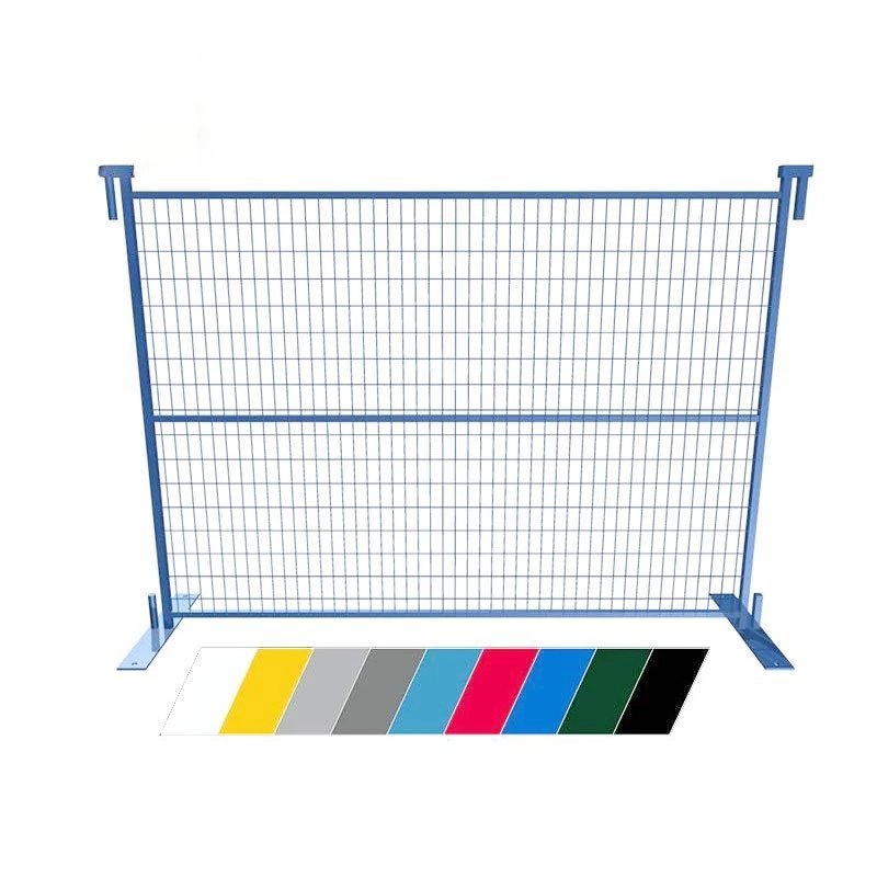 Temporary fence panel color options